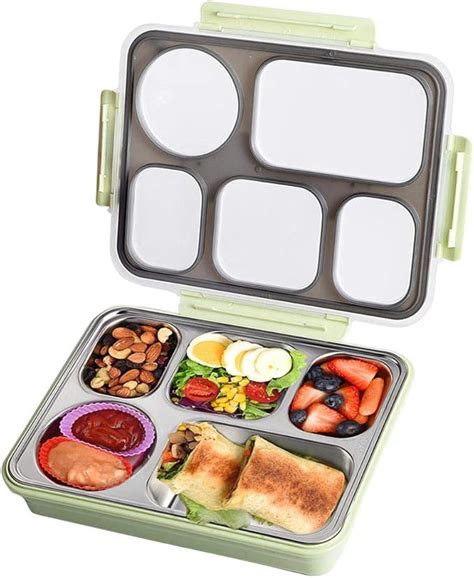 leak proof lunch box steel|leak proof divided lunch containers.